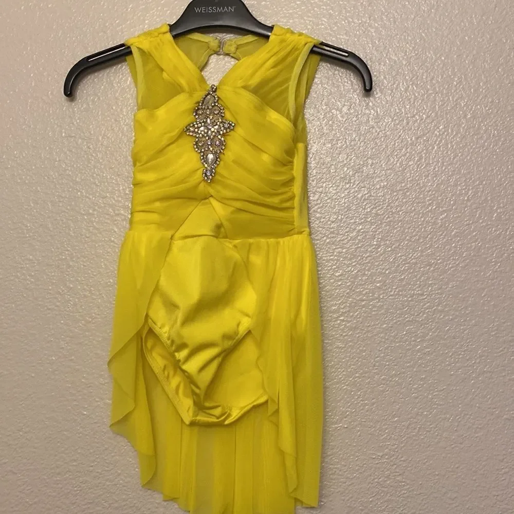 Weissman dance costume yellow